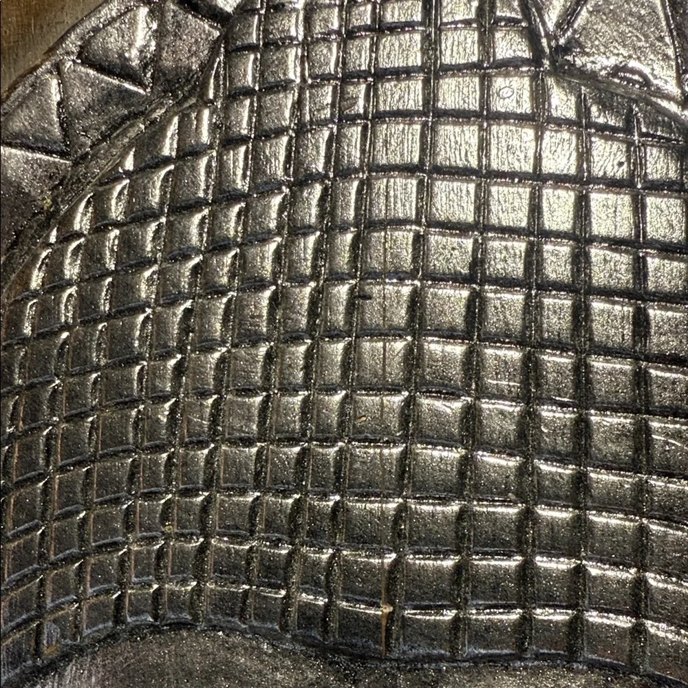 Large Hand-Carved Buddha Wall Art Silver Leaf Wood Relief Panel Zen Decor 11x16 - Picture 10 of 10